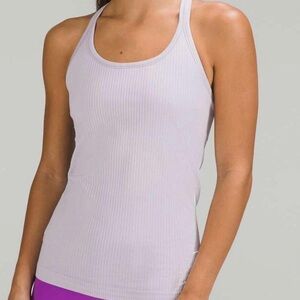 Lavender lululemon street tank top